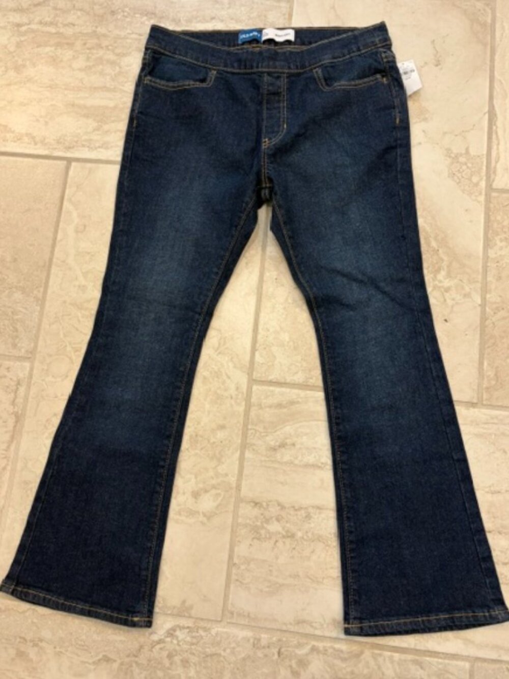 NWT Old Navy Wow Boot Cut Pull-On Jeans Girls Large (10-12 Plus)